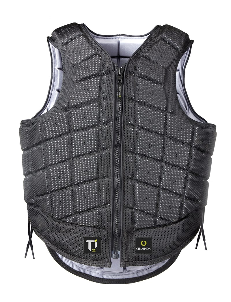 Champion Titanium Body Protector - Black professional product photo ready to upload to shopify