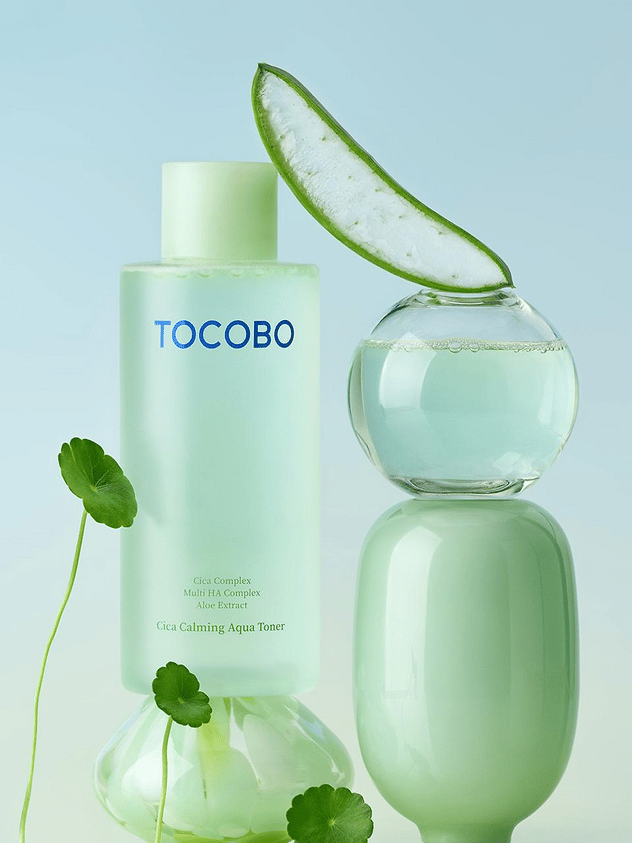 Cica Calming Aqua Toner 200ml professional product photo ready to upload to shopify