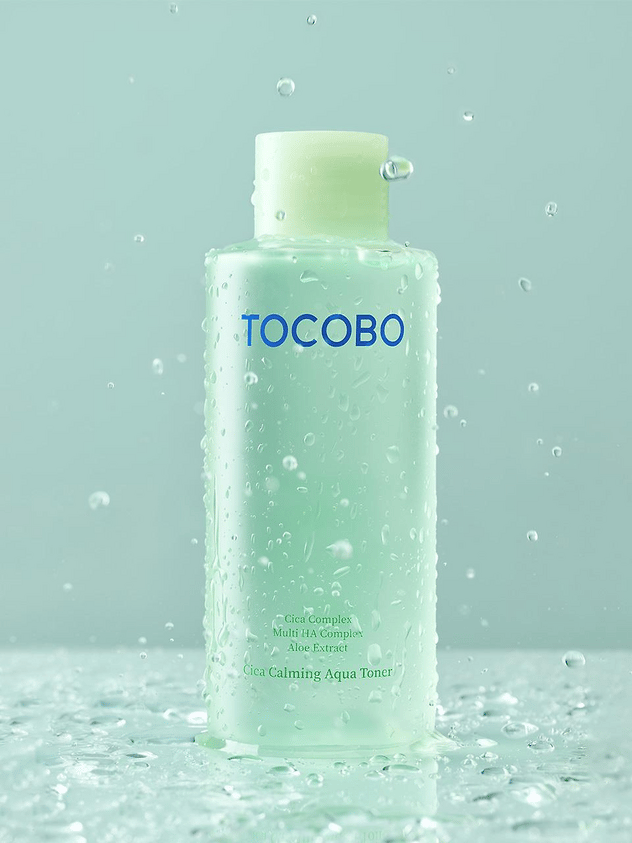Cica Calming Aqua Toner 200ml professional product photo ready to upload to shopify