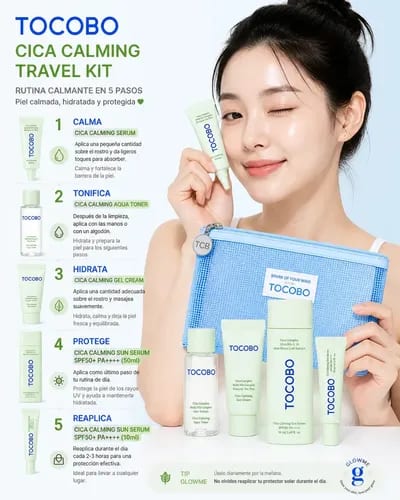 Cica Calming Travel Kit Version 2 professional product photo ready to upload to shopify