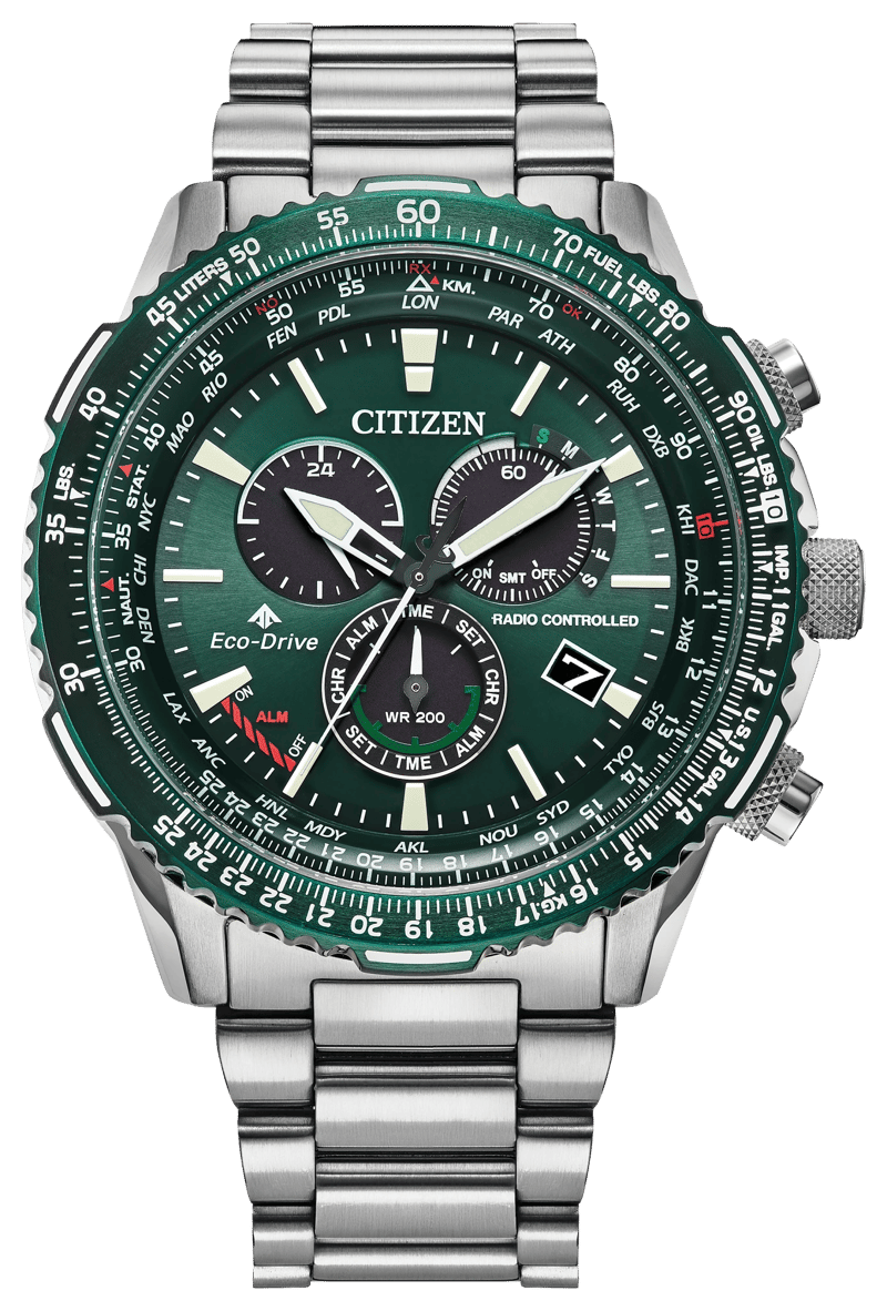 Citizen CB5004-59W Eco-Drive Promaster Chronograaf 45mm professional product photo ready to upload to shopify