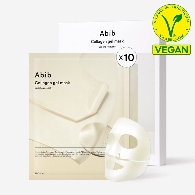 COLLAGEN GEL MASK JERICHO ROSE JELLY professional product photo ready to upload to shopify