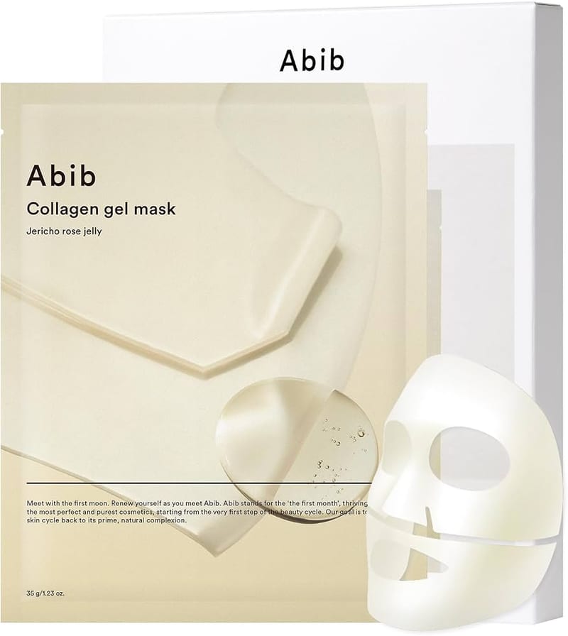 COLLAGEN GEL MASK JERICHO ROSE JELLY professional product photo ready to upload to shopify