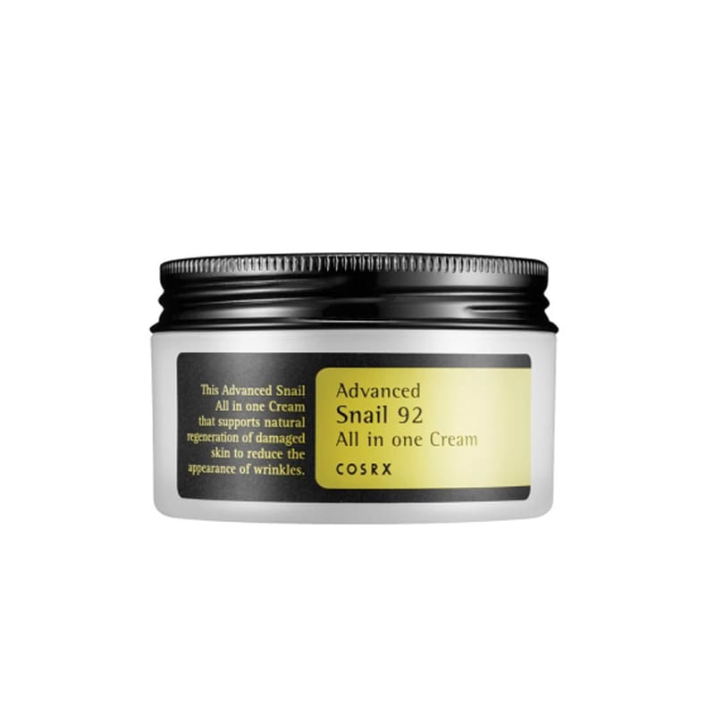COSRX Advanced Snail 92 All In One Cream 100g professional product photo ready to upload to shopify