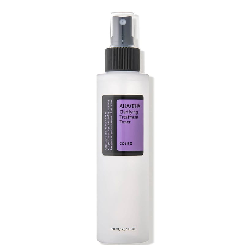 COSRX AHA/BHA CLARIFYING TREATMENT TONER 150ml professional product photo ready to upload to shopify