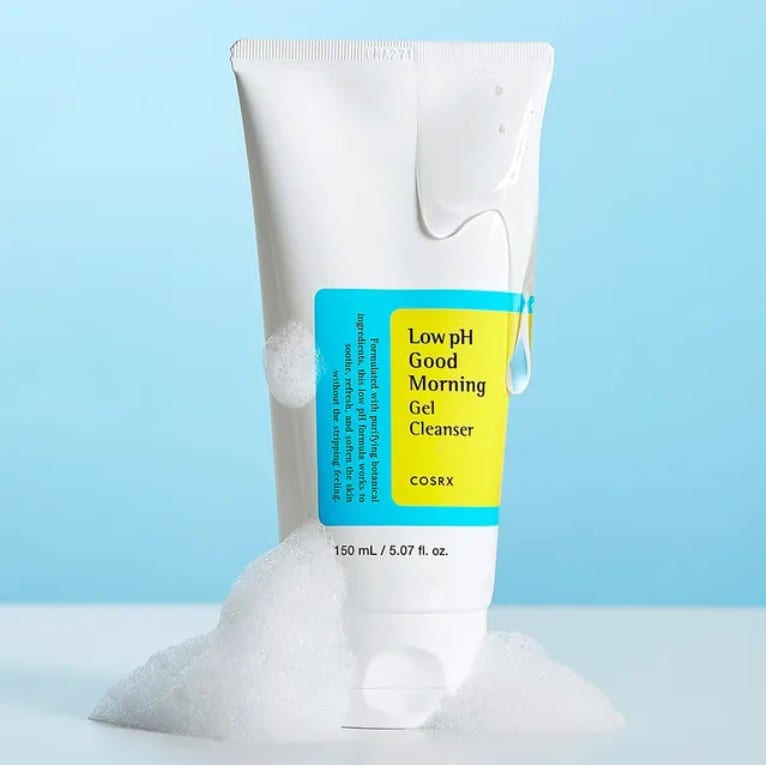 COSRX Low pH Good Morning Gel Cleanser 150ml professional product photo ready to upload to shopify