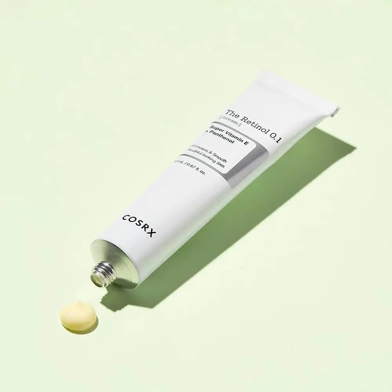 COSRX The Retinol 0.1 Cream 20mL professional product photo ready to upload to shopify