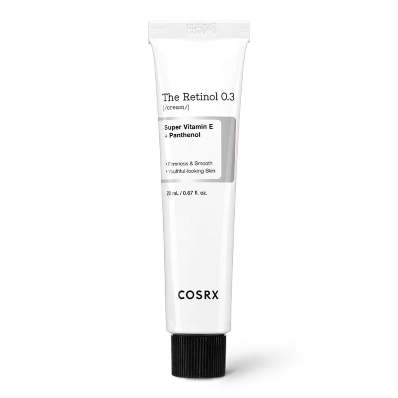 COSRX The Retinol 0.3 Cream 20 mL professional product photo ready to upload to shopify