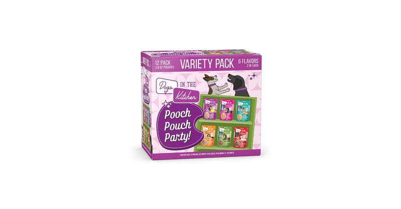 DOGS IN THE KITCHEN DOG CLASSIC FOWL BALL 2.8OZ POUCH professional product photo ready to upload to shopify