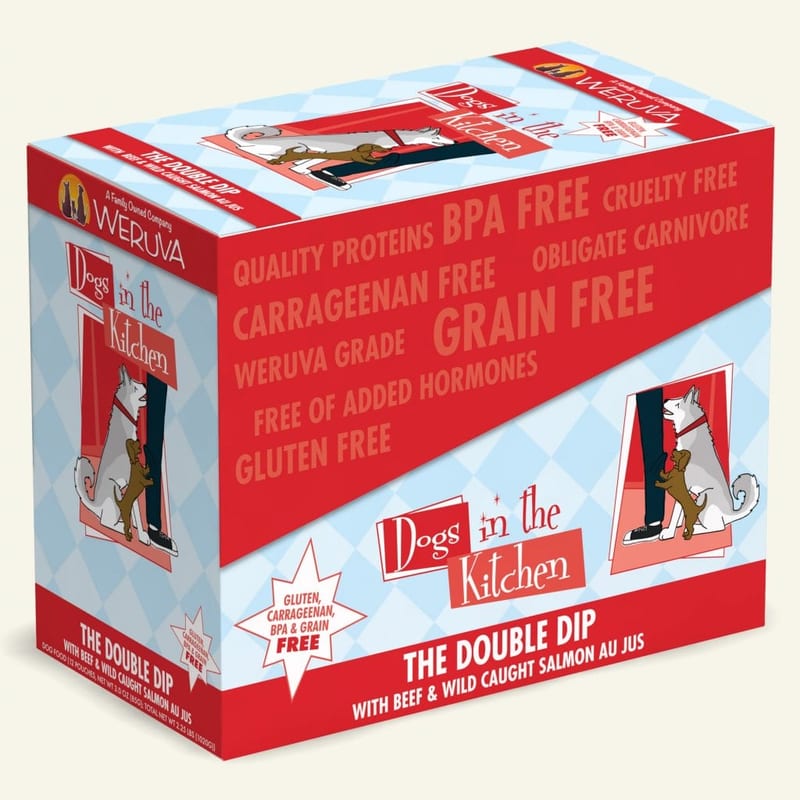 Dogs in the Kitchen The Double Dip 2.8oz Pouch professional product photo ready to upload to shopify