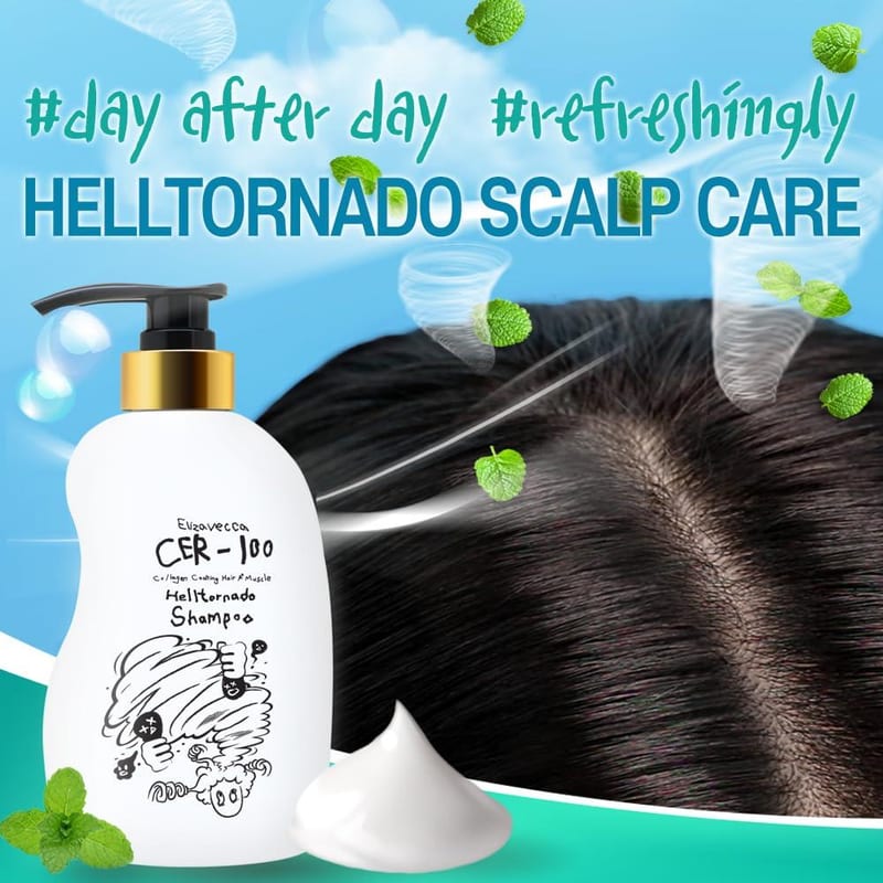 Elizavecca Collagen Coating Hair Muscle Shampoo 500ml professional product photo ready to upload to shopify