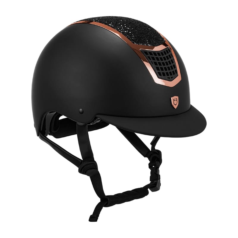 Equestro Modello Eclipse Stone Matt Riding Hat professional product photo ready to upload to shopify