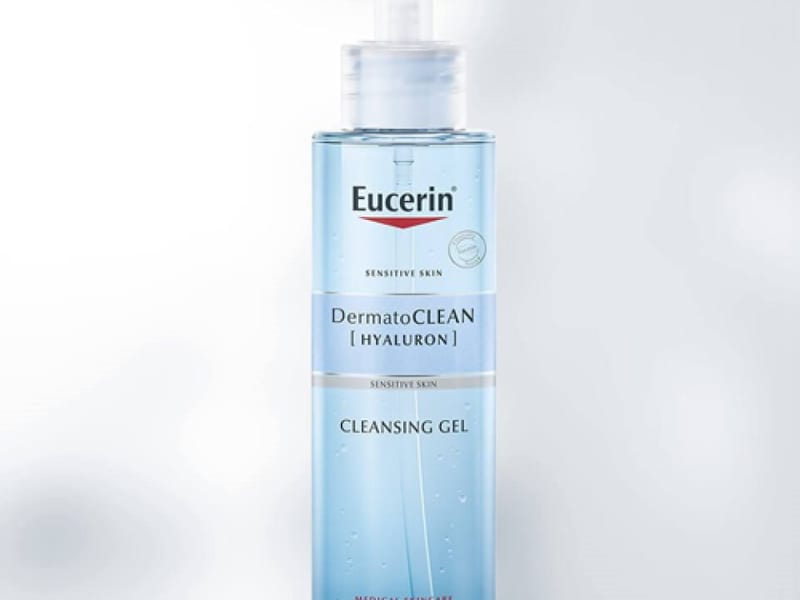 Eucerin DermatoCLEAN Refreshing Cleansing Gel 200ml professional product photo ready to upload to shopify
