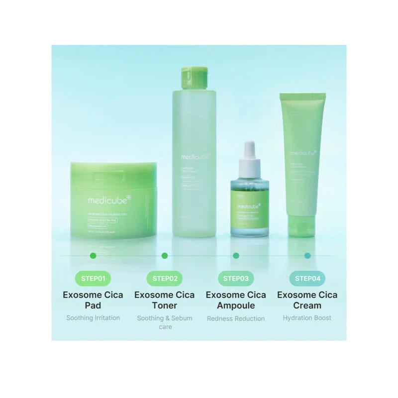 EXOSOME CICA TONER 210ML professional product photo ready to upload to shopify