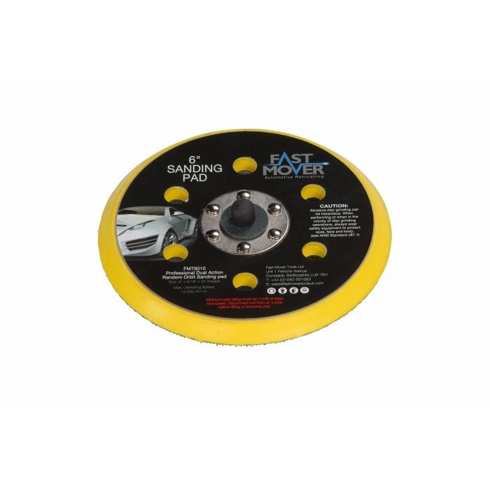 Fast Mover 6 Backing Pad 6H Grip professional product photo ready to upload to shopify