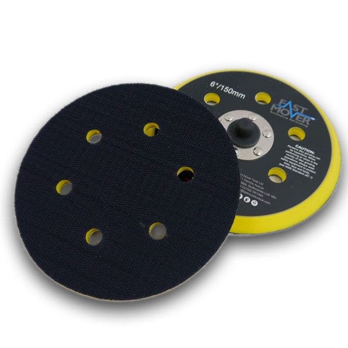 Fast Mover 6 Backing Pad 6H Grip professional product photo ready to upload to shopify