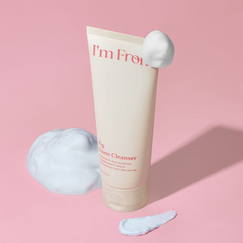 Fig Foam Cleanser 150ml professional product photo ready to upload to shopify