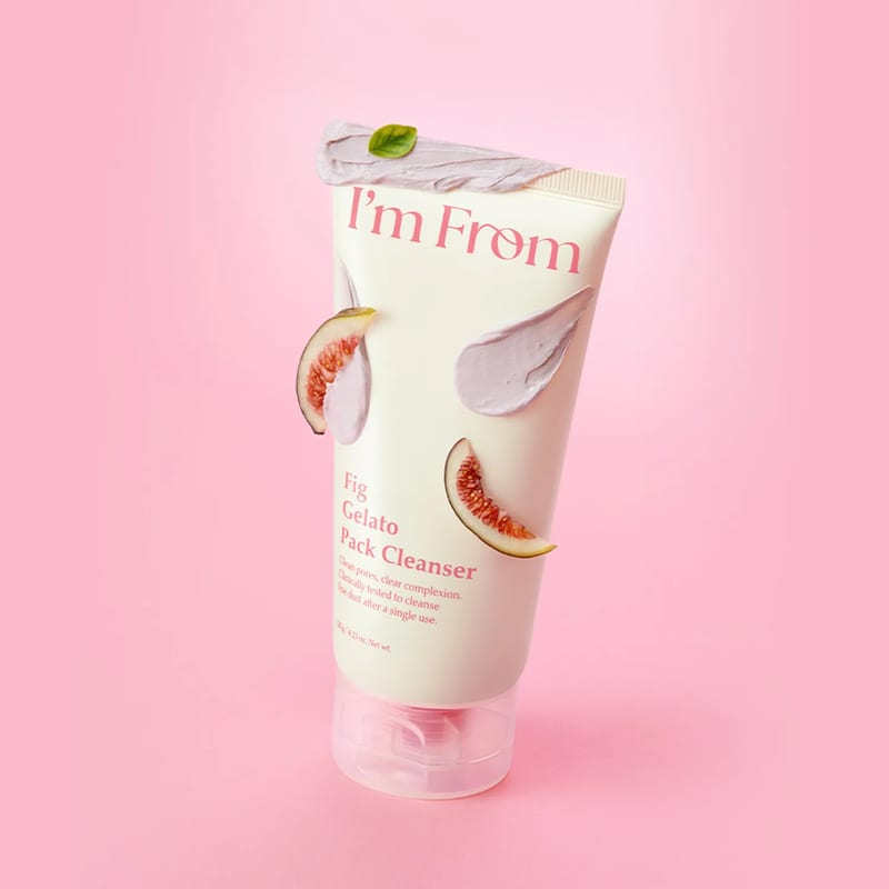 Fig Gelato Pack Cleanser 120g professional product photo ready to upload to shopify