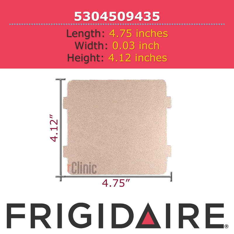 Frigidaire Microwave Waveguide Cover professional product photo ready to upload to shopify
