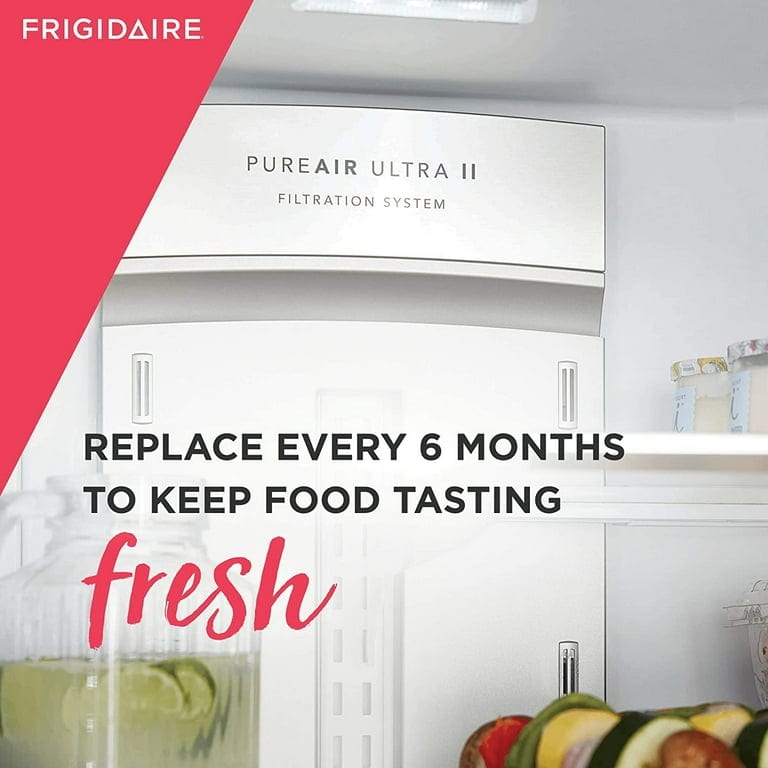 Frigidaire PAULTRA2 Pure Air Ultra II Refrigerator Air Filter with Carbon Technology to Absorb Food Odors professional product photo ready to upload to shopify