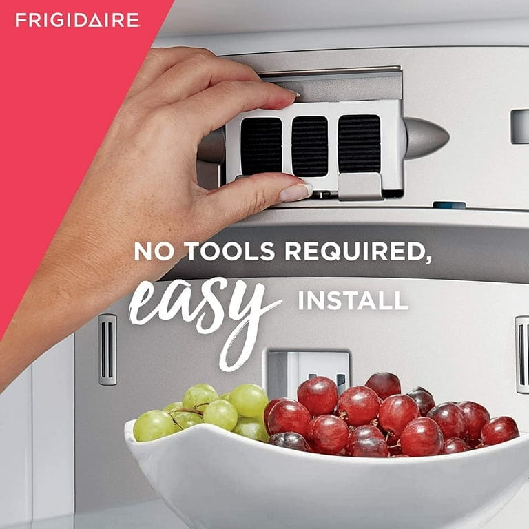 Frigidaire PAULTRA2 Pure Air Ultra II Refrigerator Air Filter with Carbon Technology to Absorb Food Odors professional product photo ready to upload to shopify