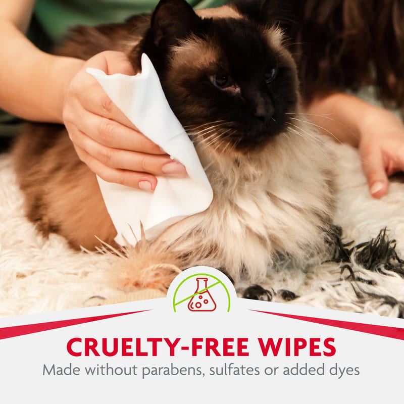 FURMINATOR DE-SHED WIPES CAT 50 CT professional product photo ready to upload to shopify
