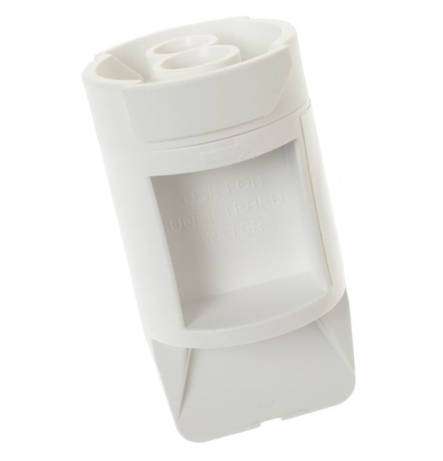 GE Bypass Filter Plug professional product photo ready to upload to shopify