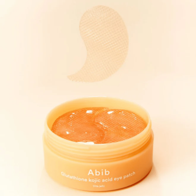 GLUTATHIONE KOJIC ACID EYE PATCH VITA JELLY 90g 60ea professional product photo ready to upload to shopify