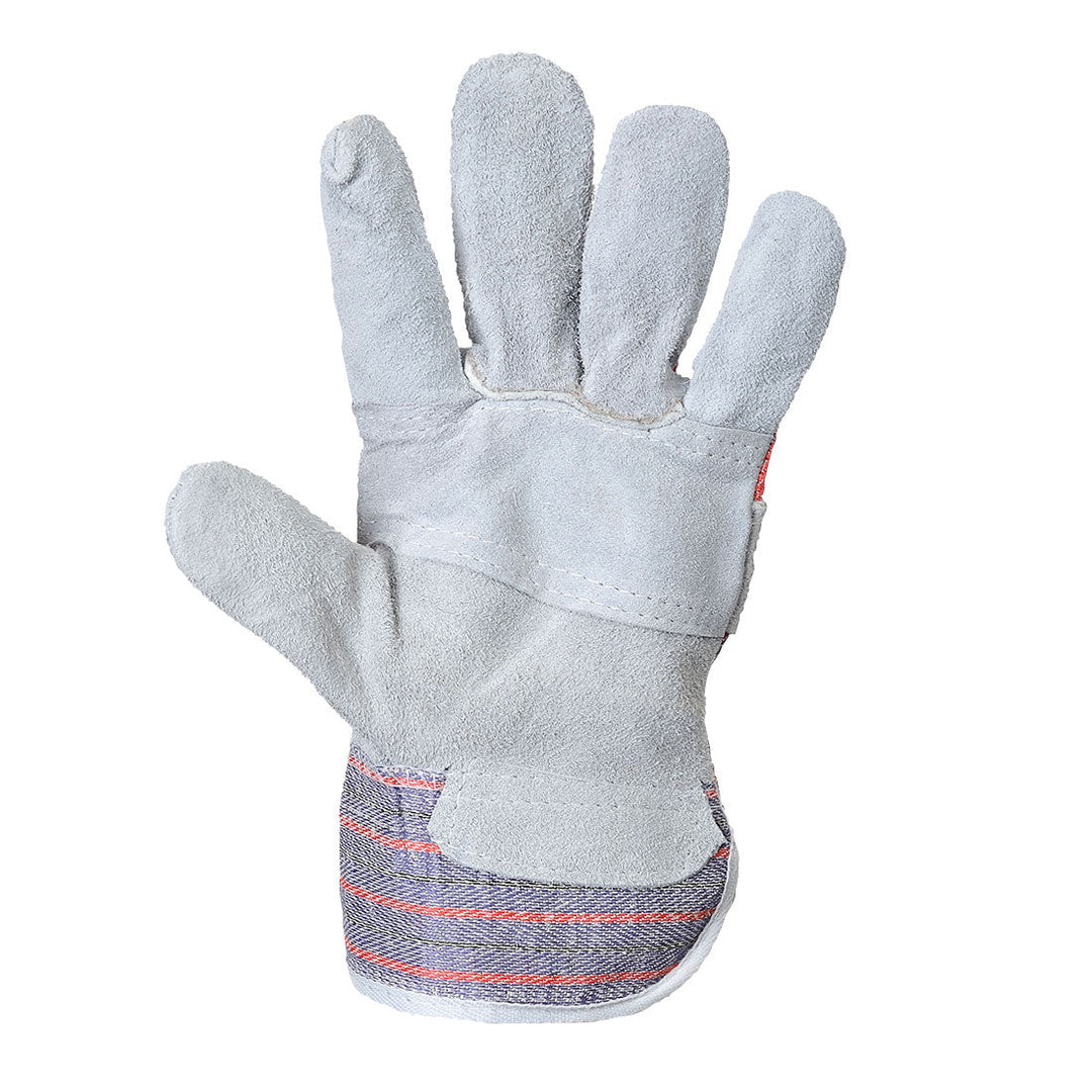 Grey Canadian Rigger Gloves professional product photo ready to upload to shopify