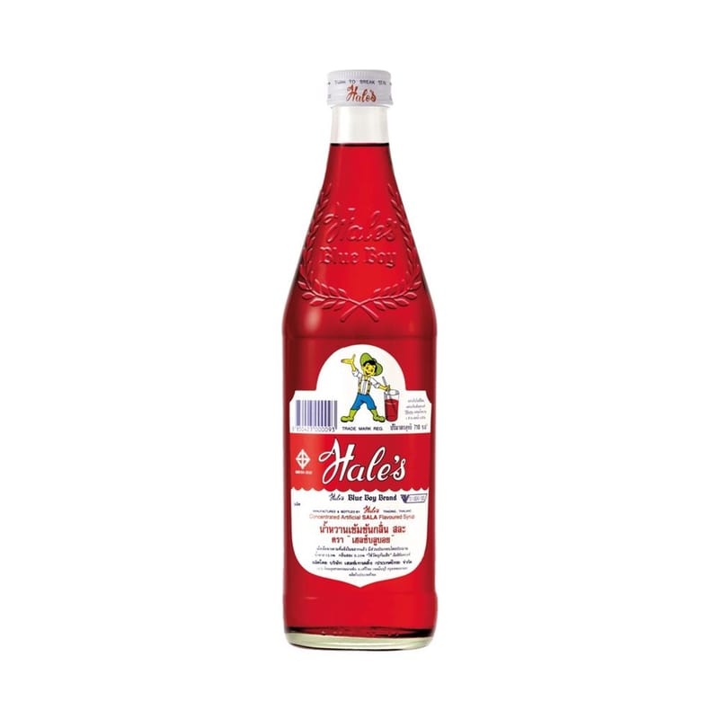 Hale's Blue Boy Red Sala Fruit Drink Concentrate 710ml professional product photo ready to upload to shopify