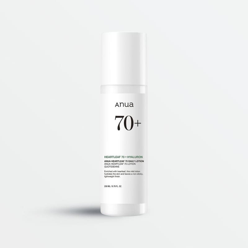 HEARTLEAF 70 DAILY LOTION 200ml professional product photo ready to upload to shopify