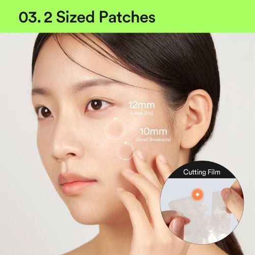 HEARTLEAF CALMING SPOT PATCH 78PCS professional product photo ready to upload to shopify