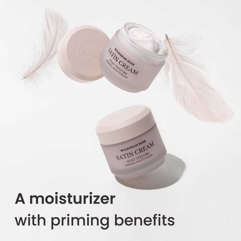 Heimish Bulgarian Rose Satin Cream 50ml professional product photo ready to upload to shopify