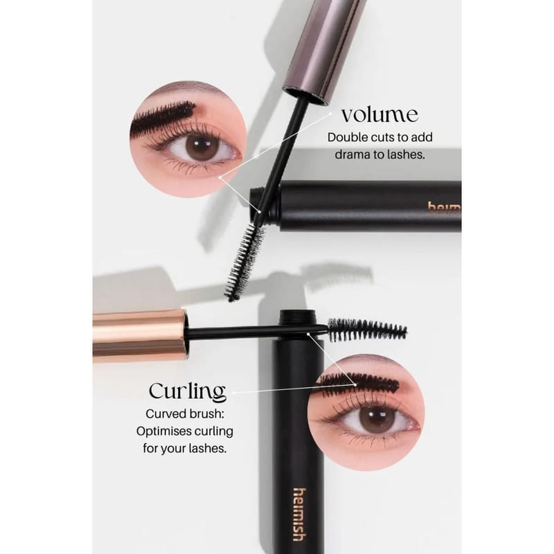 Heimish Dailism Smudge Stop Mascara Volume Brown professional product photo ready to upload to shopify