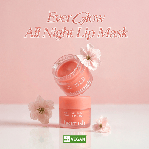 Heimish Ever Glow All Night Lip Mask professional product photo ready to upload to shopify