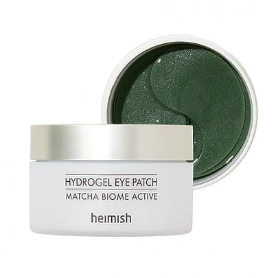 Heimish Matcha Biome Hydrogel Eye Patch 60ea professional product photo ready to upload to shopify