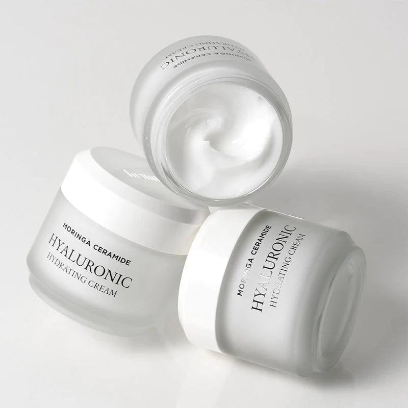 Heimish Moringa Ceramide Hyaluronic Hydrating Cream 50ml professional product photo ready to upload to shopify