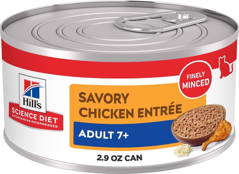 HILLS SCIENCE DIET Cat Indoor Savory Chicken Entree Canned Food professional product photo ready to upload to shopify
