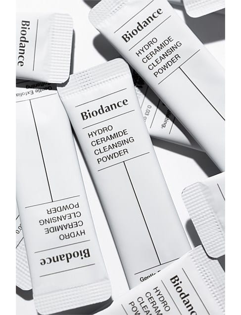 Hydro Ceramide Cleansing Powder professional product photo ready to upload to shopify