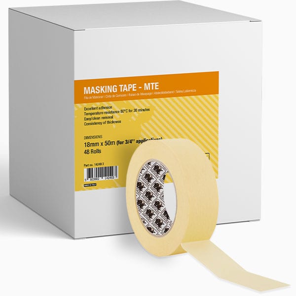 Indasa 24mm Masking Tape professional product photo ready to upload to shopify