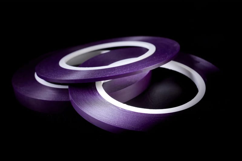 J-Tape Purple Translucent Fine professional product photo ready to upload to shopify