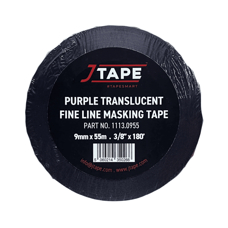 J-Tape Purple Translucent Fine professional product photo ready to upload to shopify
