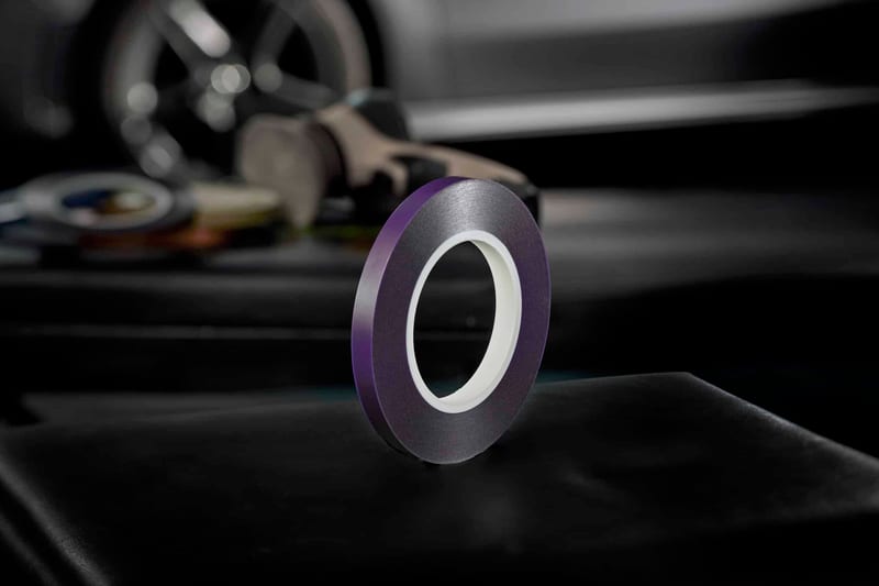 J-Tape Purple Translucent Fine professional product photo ready to upload to shopify
