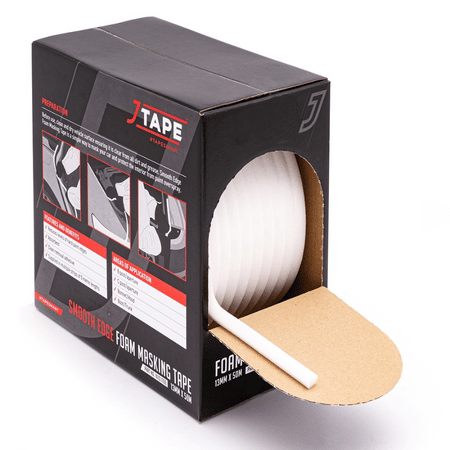 J-Tape Smooth Edge Foam Masking Tape professional product photo ready to upload to shopify