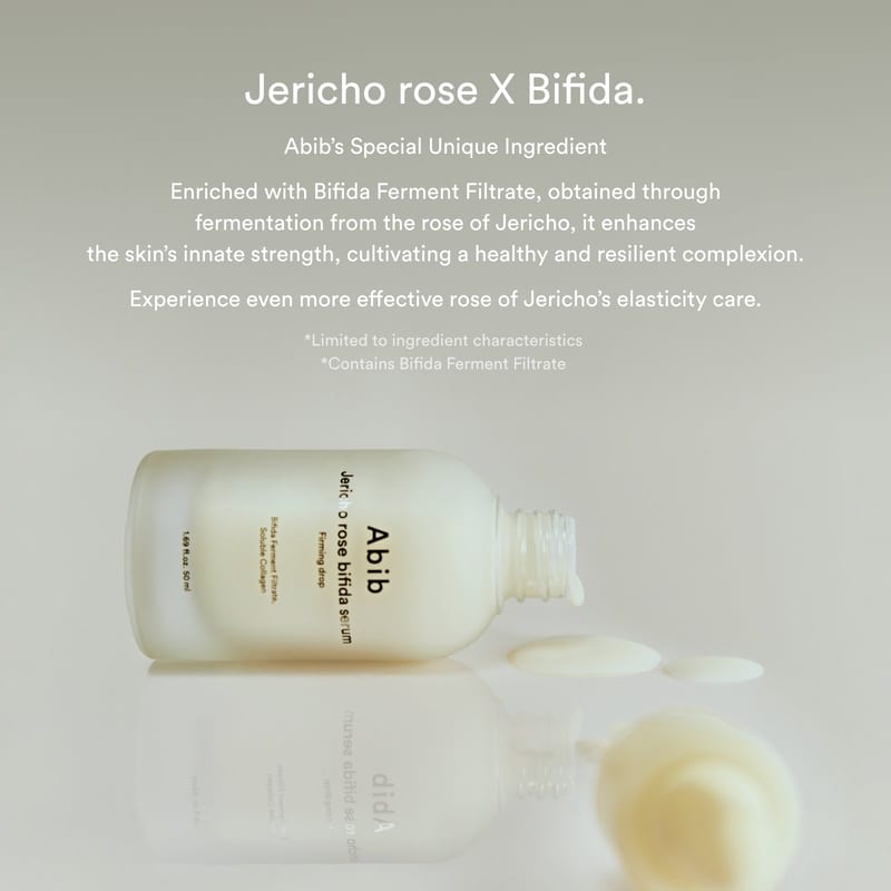 Jericho rose bifida serum firming drop 50ml professional product photo ready to upload to shopify