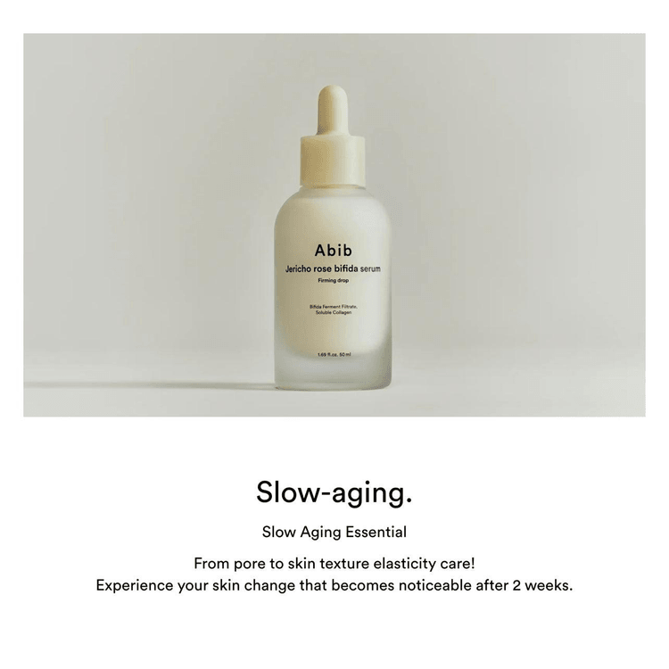 Jericho rose bifida serum firming drop 50ml professional product photo ready to upload to shopify