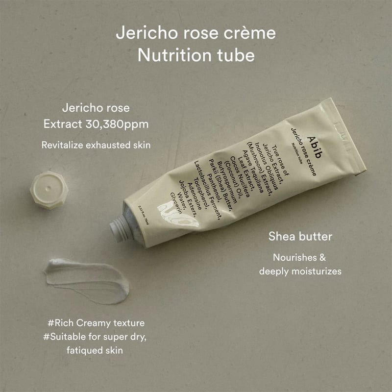 JERICHO ROSE CRÈME NUTRITION TUBE 75ml professional product photo ready to upload to shopify
