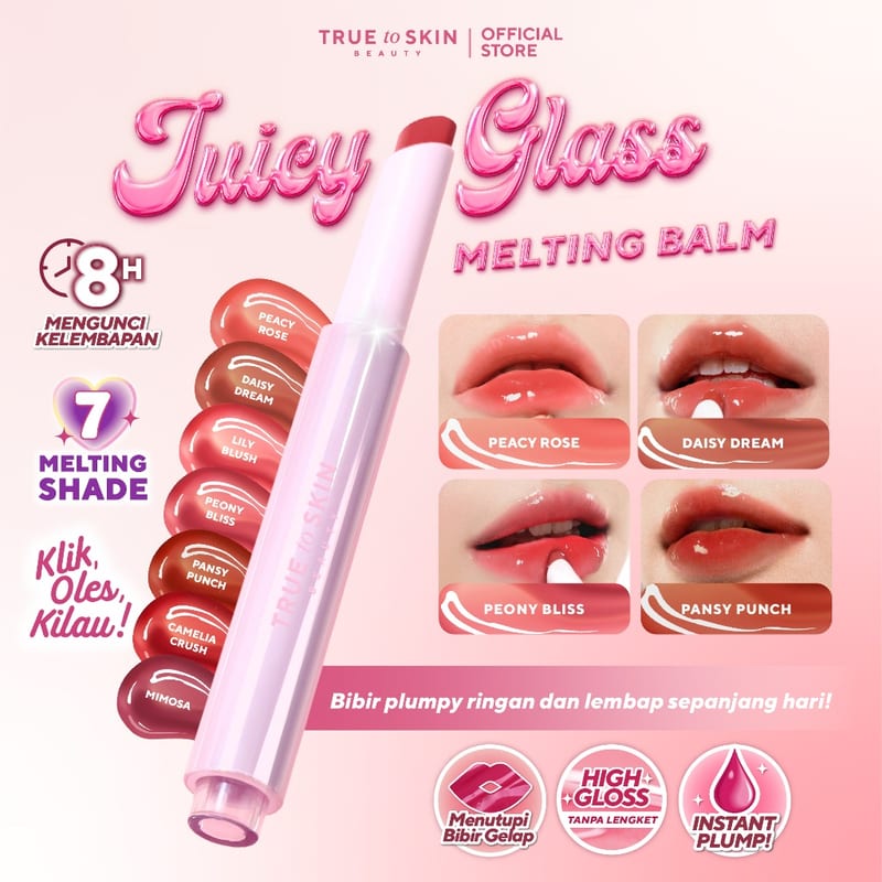 Juicy Glass Lip Balm professional product photo ready to upload to shopify