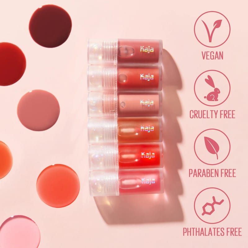 JUICY GLASS LIP OIL 01 Rose Hip Spritz professional product photo ready to upload to shopify