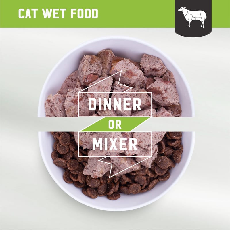 Kiwi Kitchens Cat Lamb Dinner 85g professional product photo ready to upload to shopify